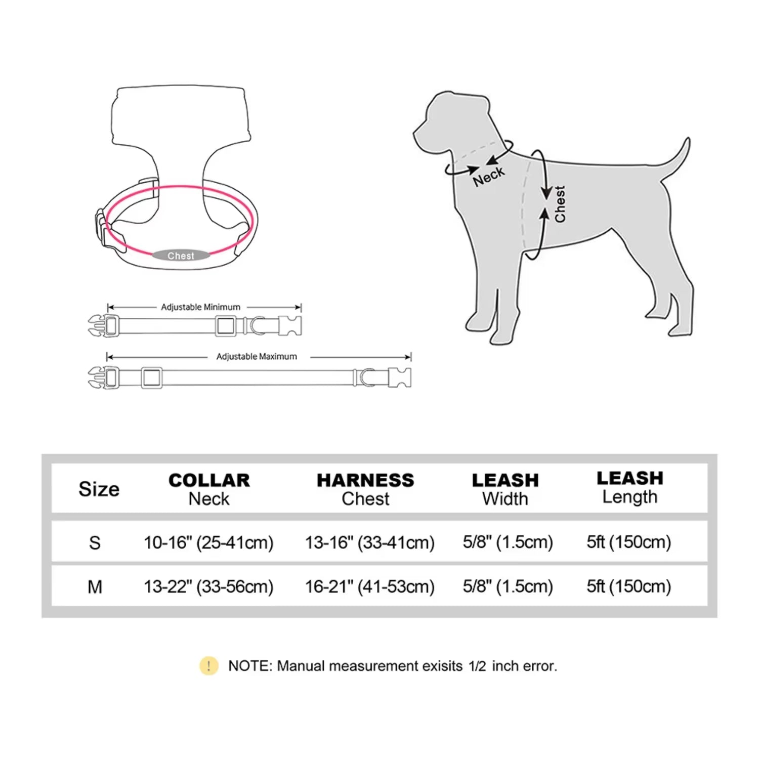 Adorable Pink Bowtie Dog Collar Leash Set - Soft Vest Harness for Small and Medium Dogs - Perfect for Outdoor Walking Cat Collar