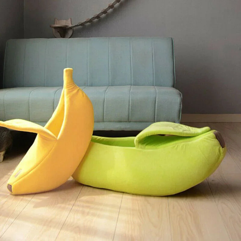 Banana Cat Bed 