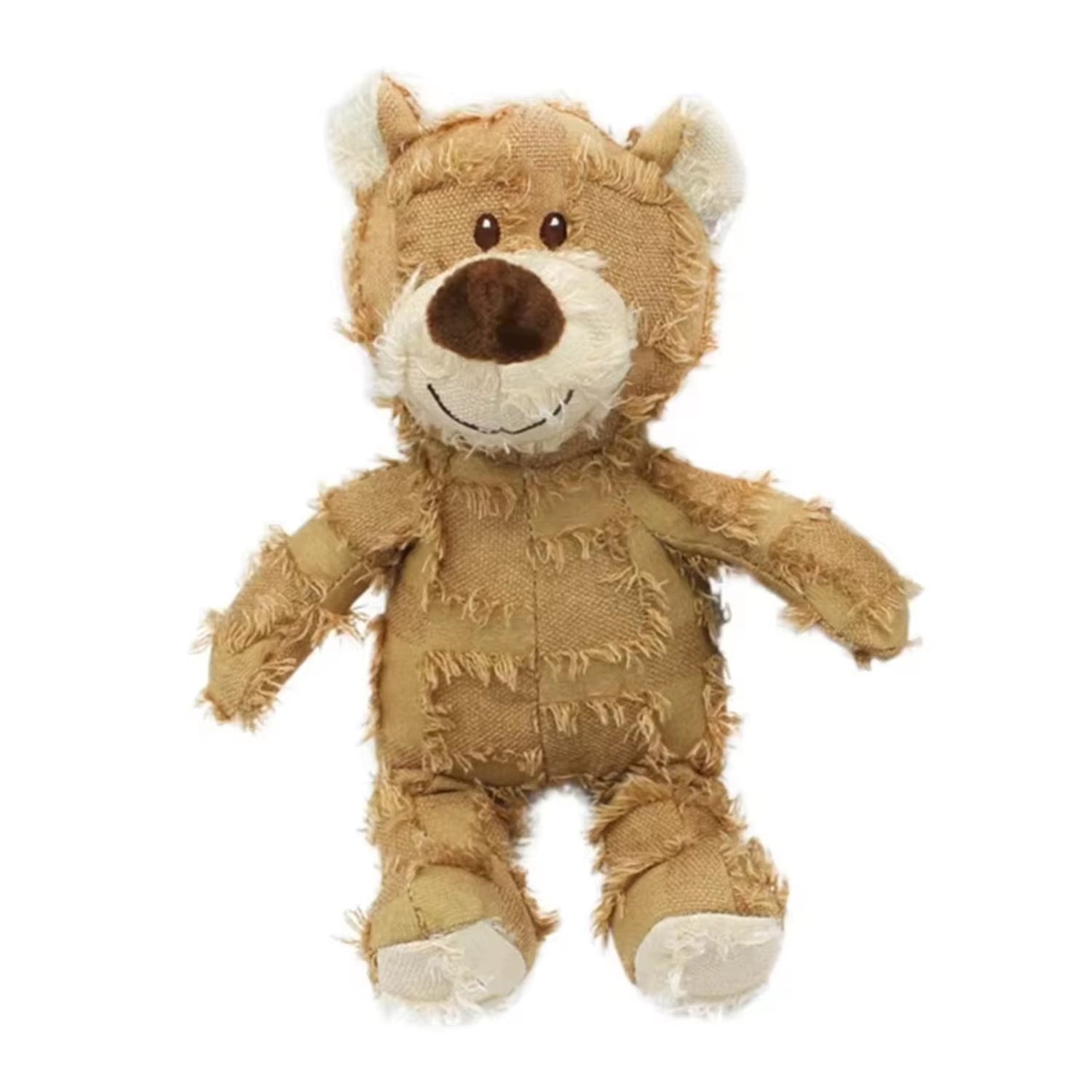 Patchwork Bear Dog Toy